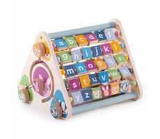 Bigjigs Toys Aktivní trojúhelník se zvířátky / od 3 let