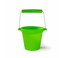 Bigjigs Toys Plážový kyblíček zelená / od 12 měsíců
