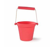 Bigjigs Toys Plážový kyblíček tmavě růžová / od 12 měsíců