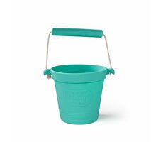 Bigjigs Toys Plážový kyblíček tyrkysová / od 12 měsíců