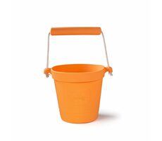 Bigjigs Toys Plážový kyblíček oranžová / od 12 měsíců