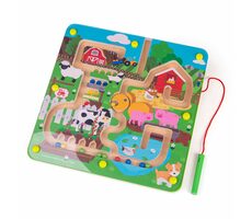 Bigjigs Toys Magnetické bludiště - Farma / od 3 let