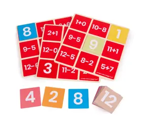 Bigjigs Toys Matematické bingo Sčítání a odčítání / od 3 let