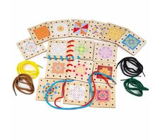 Bigjigs Toys Provlékací obrázky / od 3 let