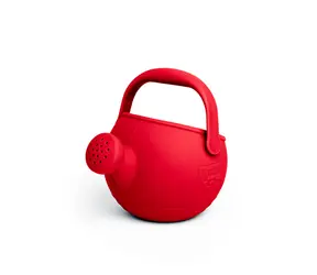 Bigjigs Toys Silikonová konvička Cherry červená / od 18 měsíců