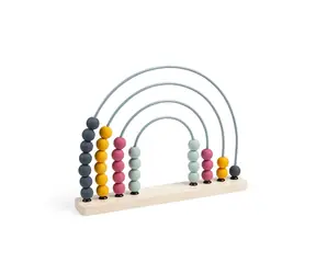 Bigjigs Toys Dřevěné počítadlo Duha / od 12 měsíců