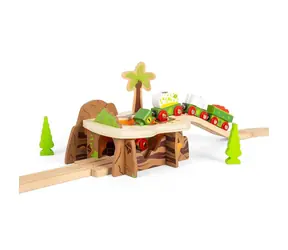 Bigjigs Rail Tunel lávová jáma / od 3 let