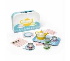 Bigjigs Toys Čajová souprava v kufříku / od 3 let
