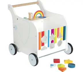 Small Foot Dřevěné chodítko Toy Box Slon / od 12 měsíců