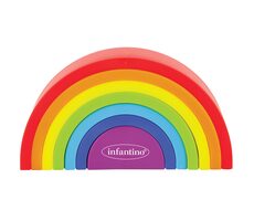 Infantino Skládačka duha Magic Rainbow / od 12 měsíců