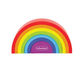 Infantino Skládačka duha Magic Rainbow / od 12 měsíců