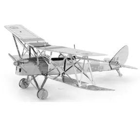 Metal Earth 3D Puzzle Letoun de Havilland Tiger Moth / 49 dílků / od 14 let