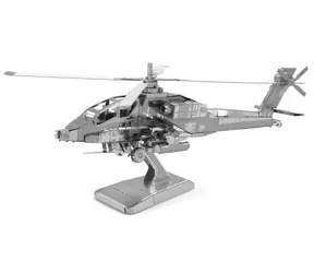 Metal Earth 3D Puzzle Vrtulník AH-64 Apache / 41 dílků / od 14 let