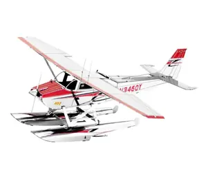 Metal Earth 3D Puzzle Cessna 182 Hydroplán / 31 dílků / od 14 let