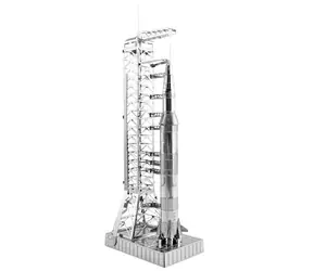 Metal Earth 3D Puzzle Apollo Saturn V s rampou / 26 dílků / od 14 let