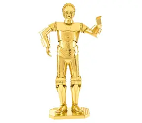 Metal Earth 3D Puzzle Star Wars: C-3PO (zlatý) / 56 dílků / od 14 let