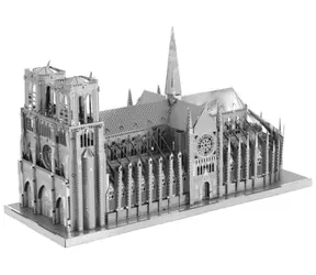 Metal Earth 3D Puzzle Katedrála Notre-Dame / 75 dílků / od 14 let