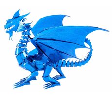 Metal Earth 3D Puzzle Modrý drak / 89 dílků / od 14 let