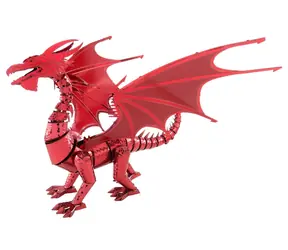 Metal Earth 3D Puzzle Červený drak / 70 dílků / od 14 let