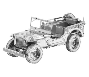 Metal Earth 3D Puzzle Jeep Willys MB Overland / 76 dílků / od 14 let