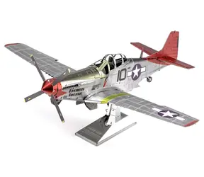Metal Earth 3D Puzzle Tuskegee Airmen P-51D Mustang / 46 dílků / od 14 let