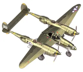 Metal Earth 3D Puzzle Lockheed Martin P-38 Lightning / 73 dílků / od 14 let