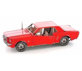 Metal Earth 3D Puzzle Ford Mustang 1965 (červený) / 36 dílků / od 14 let