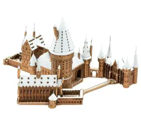 Metal Earth 3D Puzzle Harry Potter: Zasněžený Bradavický hrad / 136 dílků / od 14 let