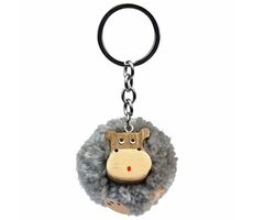 2Kids Toys Dřevěná klíčenka pompon Hroch / od 3 let