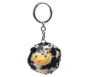 2Kids Toys Dřevěná klíčenka pompon Kráva / od 3 let