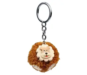 2Kids Toys Dřevěná klíčenka pompon Lev / od 3 let
