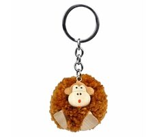 2Kids Toys Dřevěná klíčenka pompon Opice / od 3 let