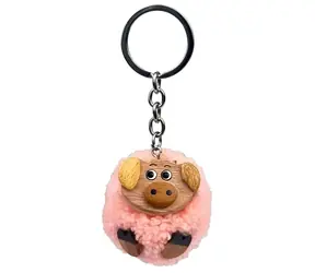 2Kids Toys Dřevěná klíčenka pompon Prase / od 3 let
