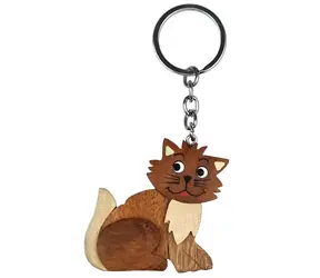 2Kids Toys Dřevěná klíčenka velká Kočka / od 3 let