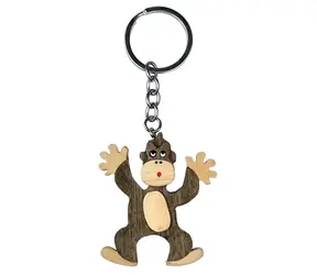 2Kids Toys Dřevěná klíčenka velká Opice stojící / od 3 let