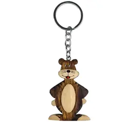 2Kids Toys Dřevěná klíčenka velká Tygr / od 3 let