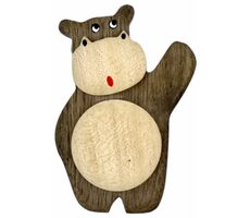 2Kids Toys Dřevěná magnetka velká Hroch