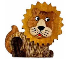 2Kids Toys Dřevěná magnetka velká Lev