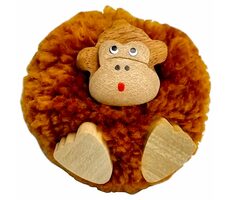 2Kids Toys Dřevěná magnetka velká pompon Opice