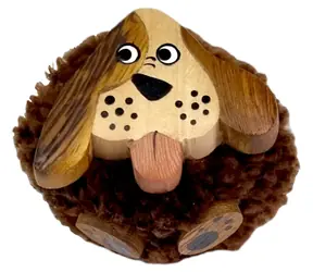 2Kids Toys Dřevěná magnetka velká pompon Pes