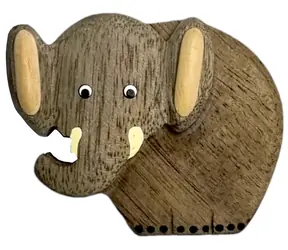 2Kids Toys Dřevěná magnetka velká Slon z boku