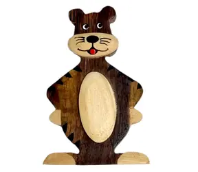 2Kids Toys Dřevěná magnetka velká Tygr