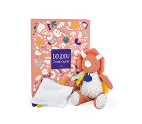 Doudou Dárková sada - dinosaurus s dečkou 25 cm / od 0 let