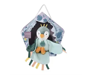 Doudou Dárková sada - hudební Plyšová hračka ptáček zelený 23 cm / od 0 let