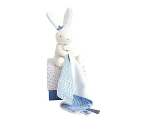 Doudou Dárková sada - králíček námořník s muchláčkem 10 cm / od 0 let
