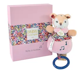 Doudou Dárková sada - Plyšová srnka hrající melodii 20 cm / od 0 let