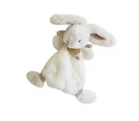 Doudou Dárková sada - Plyšový králíček krémový 26 cm / od 0 let