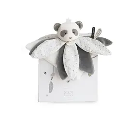 Doudou Dárková sada - Plyšový muchláček panda 26 cm / od 0 let