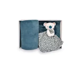 Doudou Dárková sada šťastná koala Yoca pléd a muchláček / od 0 let