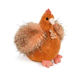 Doudou Histoire d´Ours Plyšová slepička zrzavá 20 cm / od 0 let
